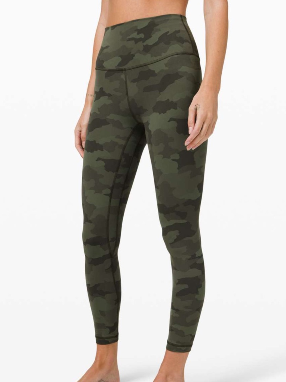 Lululemon Align 25” light green camo